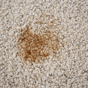 Excess carpet cleaning product leaving residue in carpet fibers